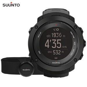 AMBIT3_VERTICAL_BLACK_HR 엠빗3 버티컬 블랙 HR 순토 ㈜아머스포츠코리아 본사 정품 / 전국 백화점 A/S 접수 가능